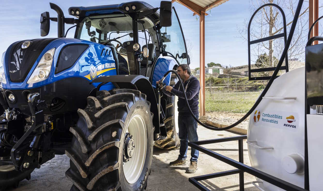 Repsol sirve combustibles renovables al transporte agrícola