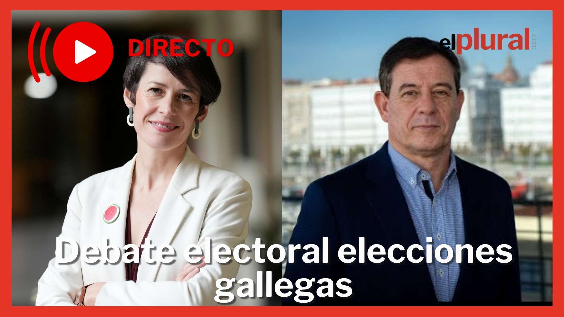 Debate electoral de las elecciones gallegas en RTVE, en directo: siga el 'cara a cara' entre Besteiro y Pontón sin Rueda