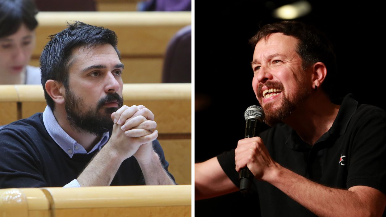 Ramón Espinar y Pablo Iglesias