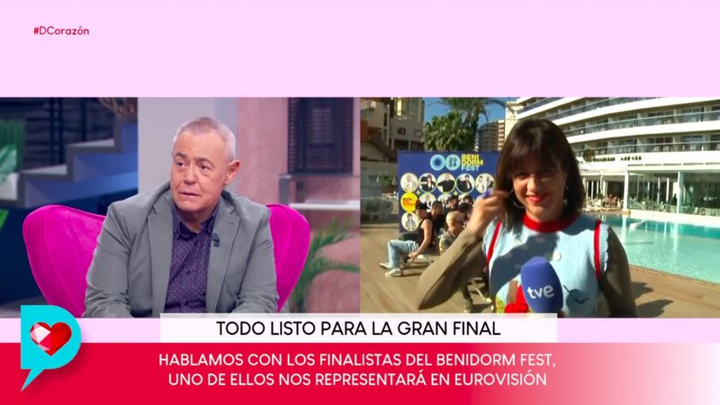 Jordi González y Cecilia Revuelta, en 'D Corazón'. RTVE