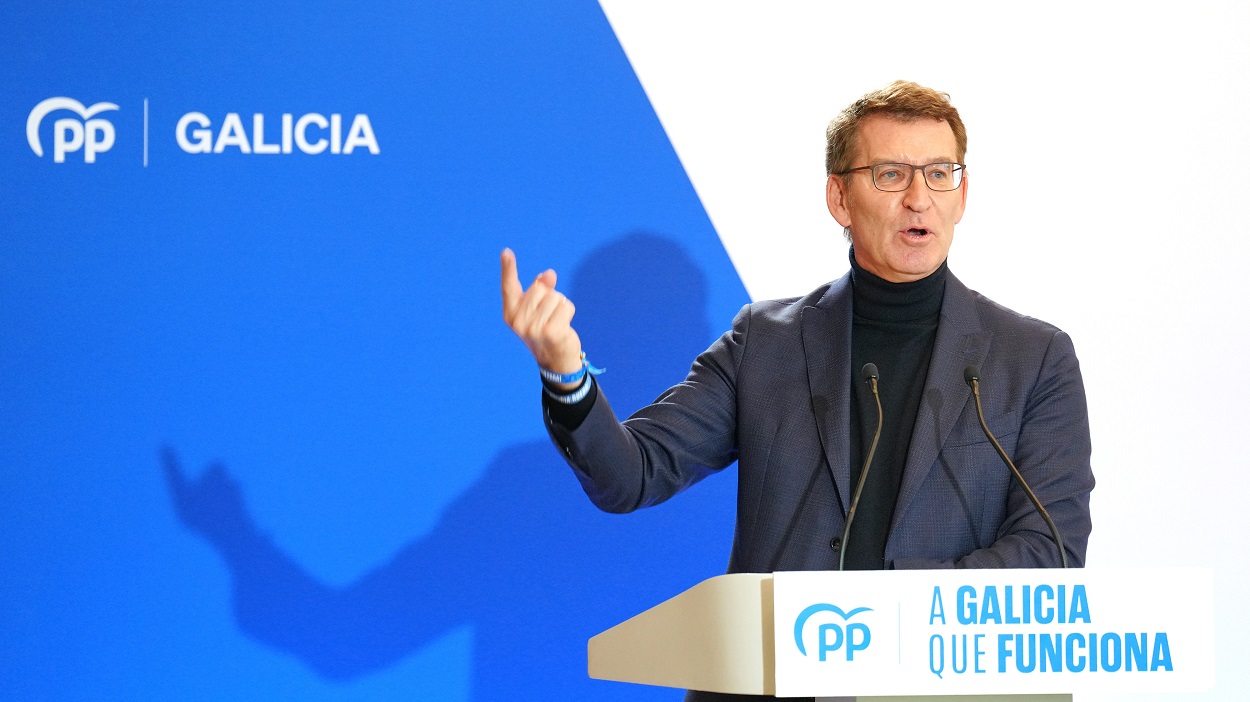 El líder del PP, Alberto Núñez Feijóo. EP