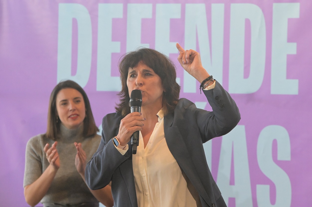 La candiata de Podemos en Galicia, Isabel Farlado