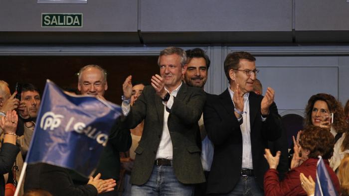 Reacción de los partidos nacionales a los resultados en Galicia, en directo