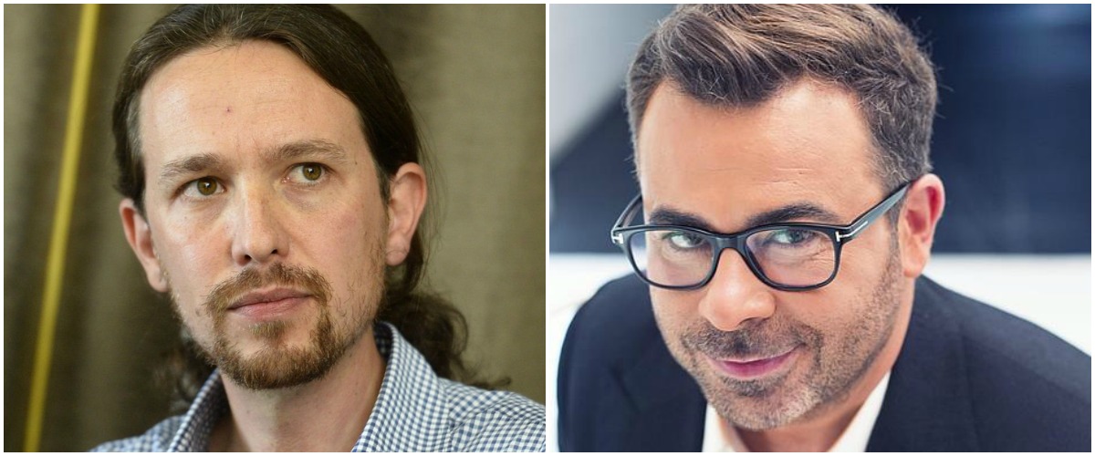 Pablo Iglesias (izq.) y Jorge Javier Vázquez (der.)