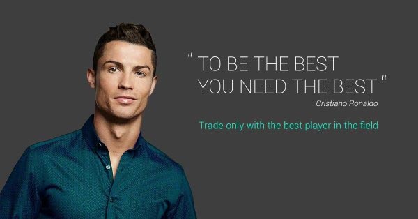 Cristiano Ronaldo, en su campaña de XTrade.