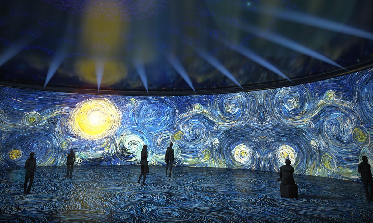 Exposición inmersiva 'El Mundo de Van Gogh' de Nomad Museo. Imagen cedida.