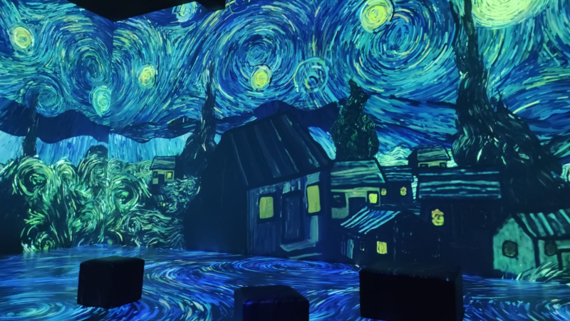 Exposición inmersiva 'El Mundo de Van Gogh' (2). Foto: Marta Alberca.