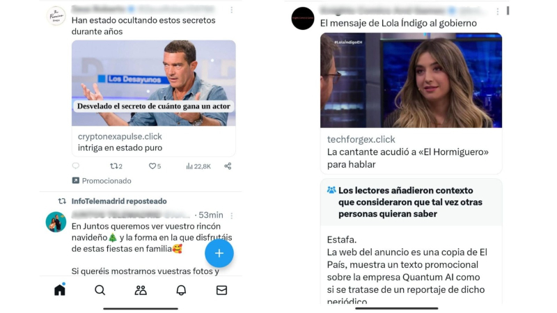 Famosos, víctimas de estafas en redes sociales