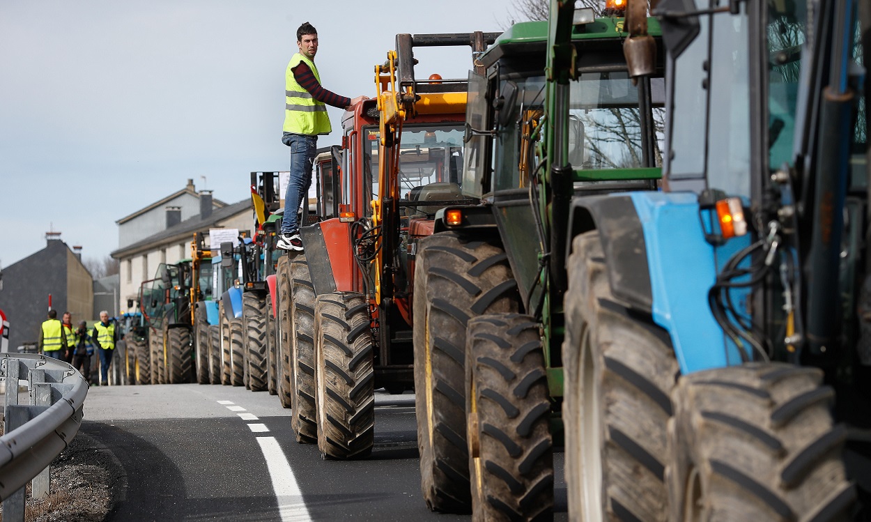 Los agricultores se preparan para colapsar Madrid. EP