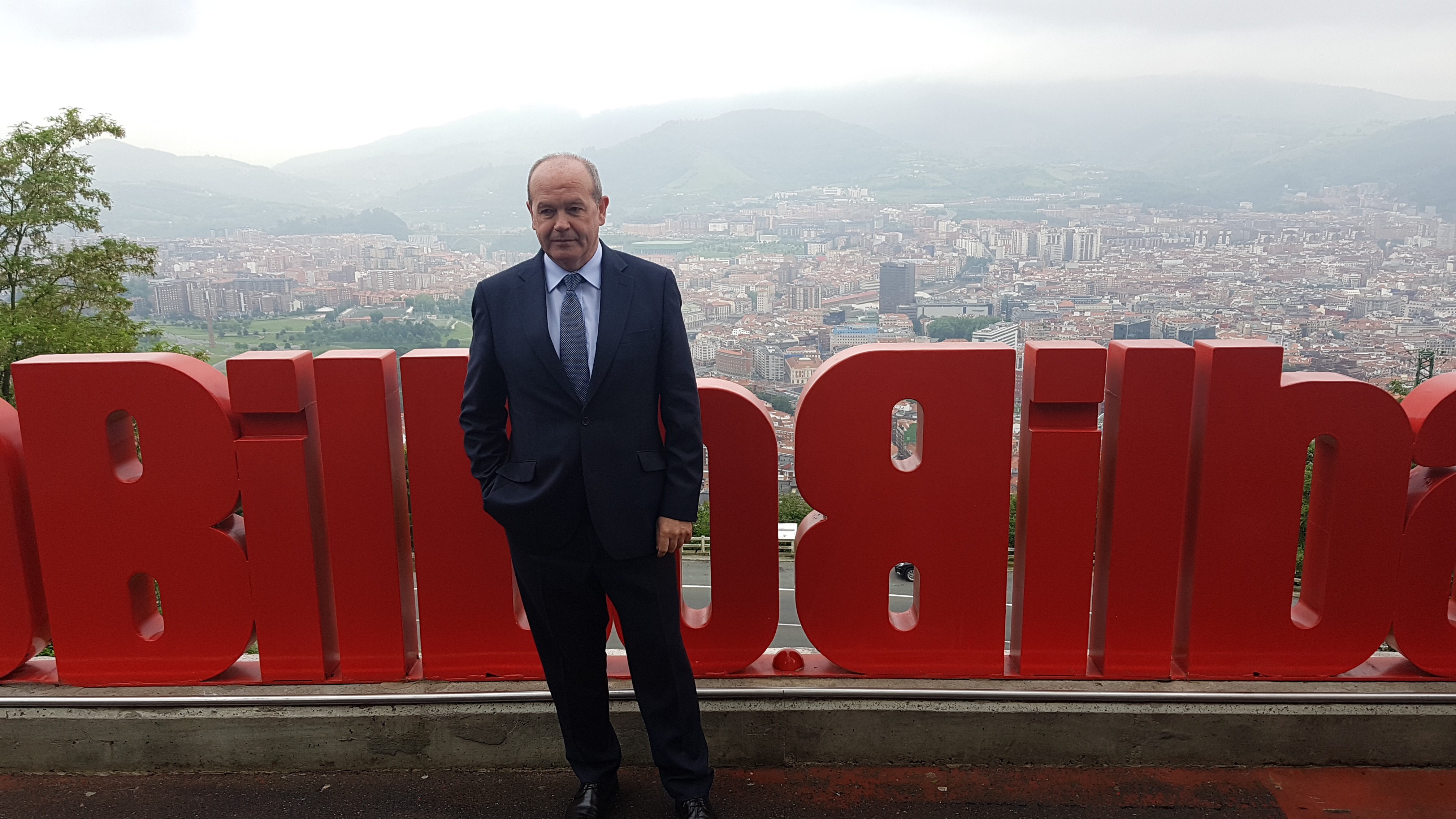 El mirador de Artxanda, en Bilbao.