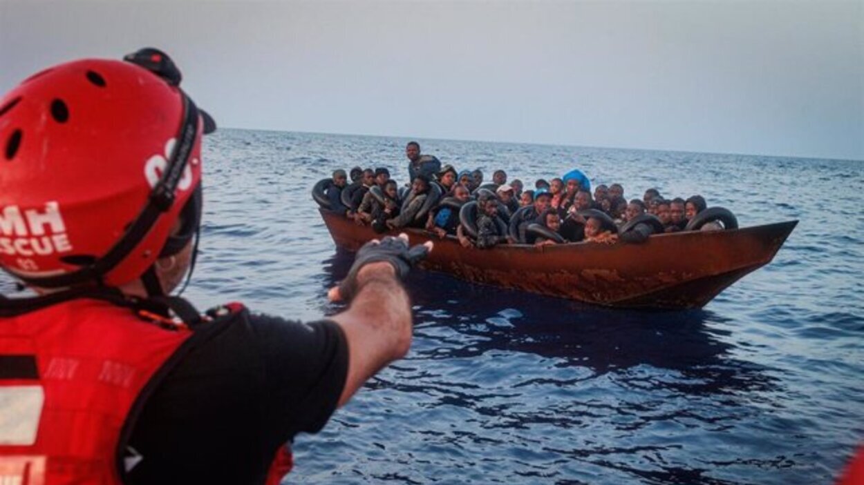 Rescate de inmigrantes en el Mediterráneo. Europa Press