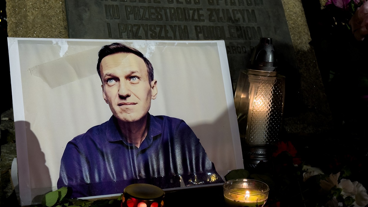 Vigilia en honor a Alexei Navalni. EP