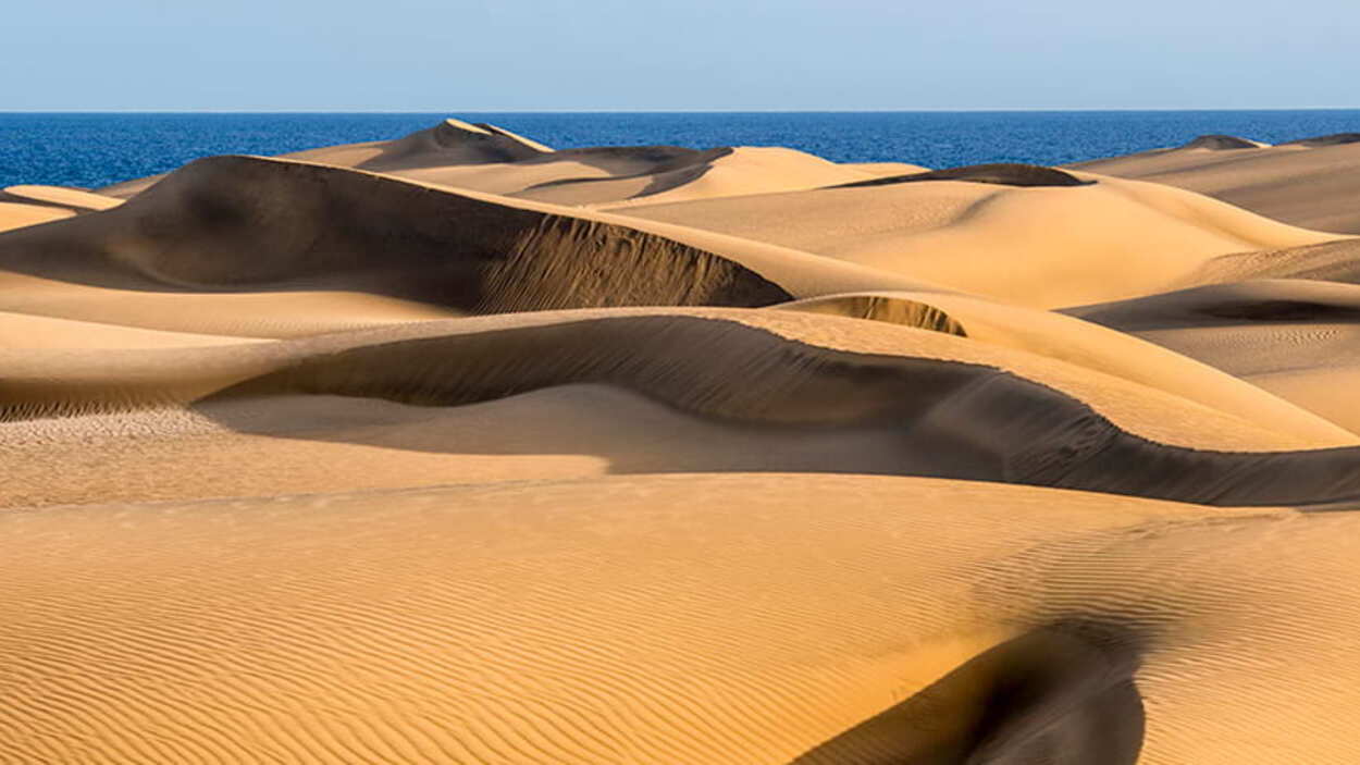 Duna de Maspalomas. Turismo de Gran Canaria.