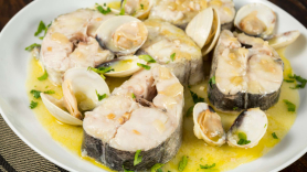 Receta de merluza en salsa verde