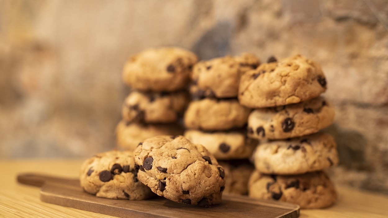 Imagen de archivo de galletas de chocolate