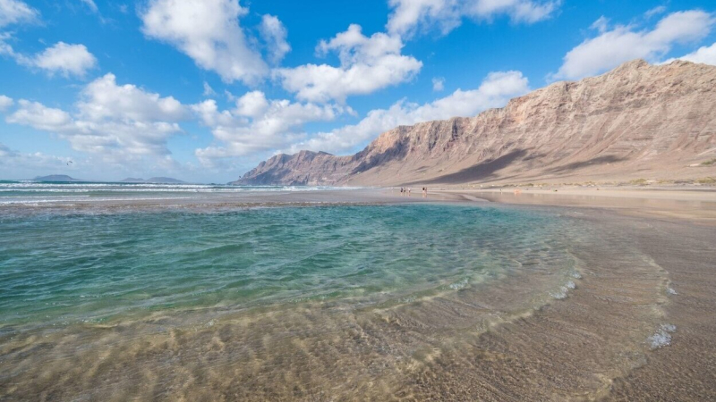 Playa de Famara. Turismo de Lanzarote