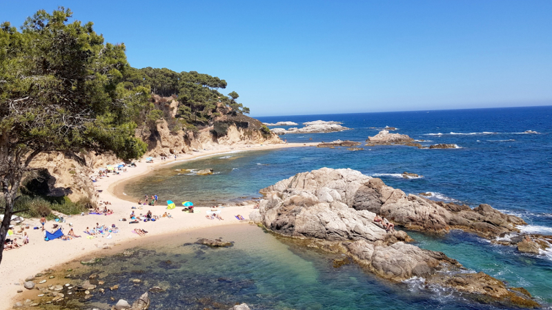 Cala Estreta. Turismo Costa Brava