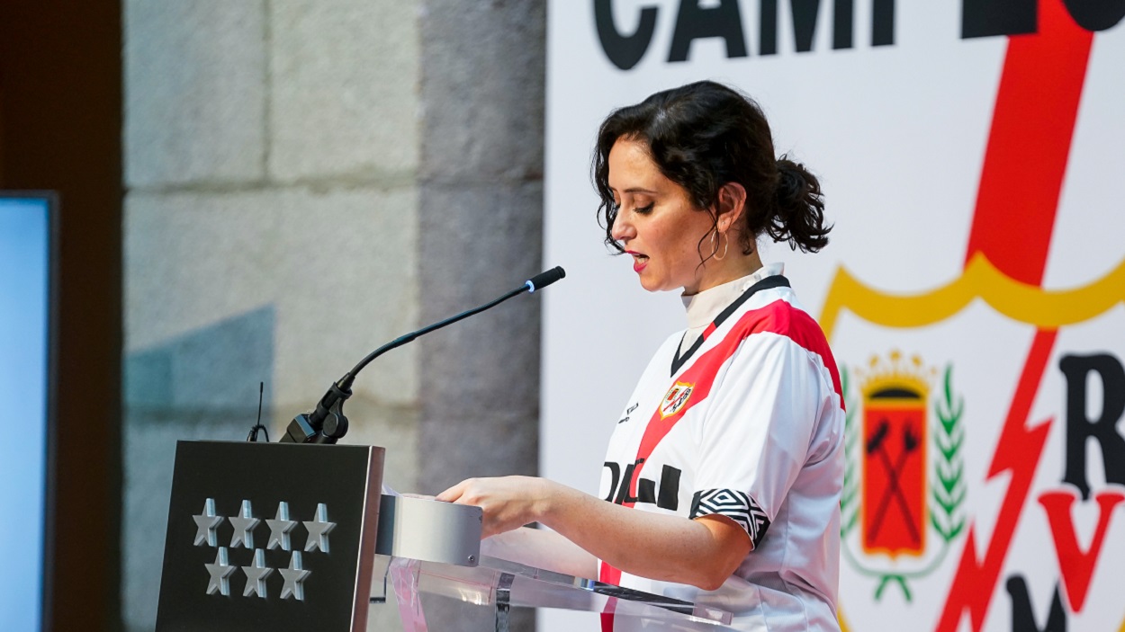 La presidenta de la Comunidad de Madrid, Isabel Díaz Ayuso. EP