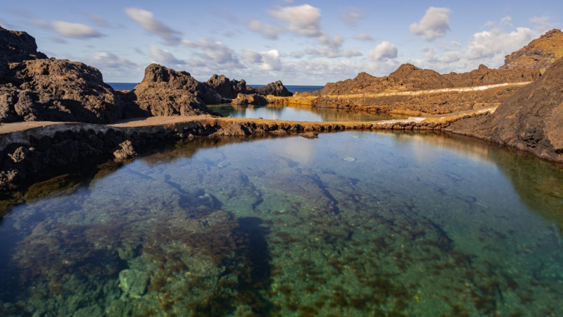 Piscinas Naturales El Caletón en Garachico, Tenerife.