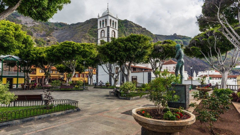 La Parroquia de Santa Ana en Garachico, Tenerife.