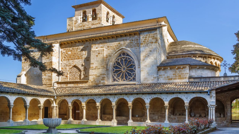 Iglesia de San Pedro de Rúa en Estella-Lizarra, Navarra.