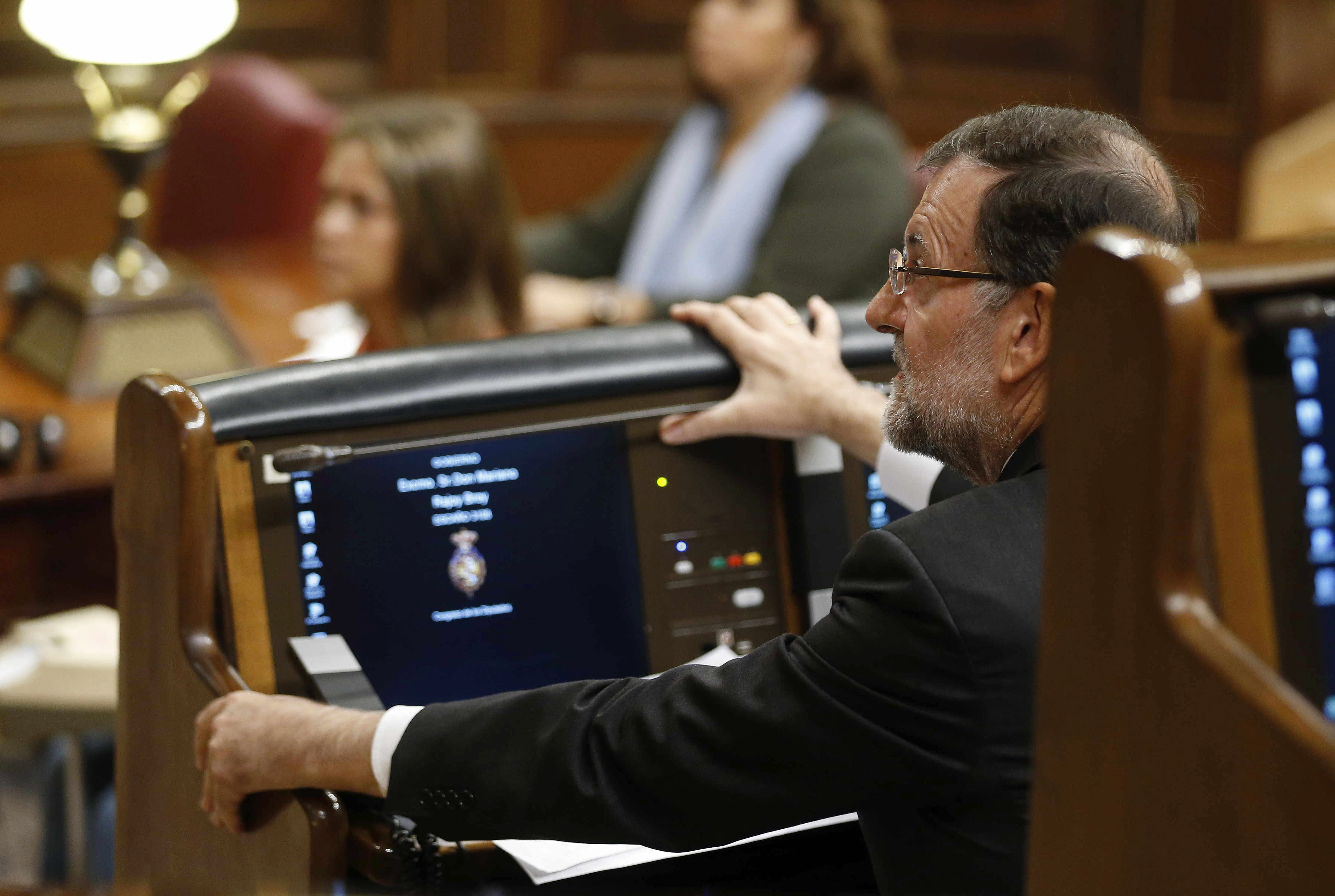 El presidente del Gobierno, Mariano Rajoy, en el Congreso de los Diputados. EFE/Archivo