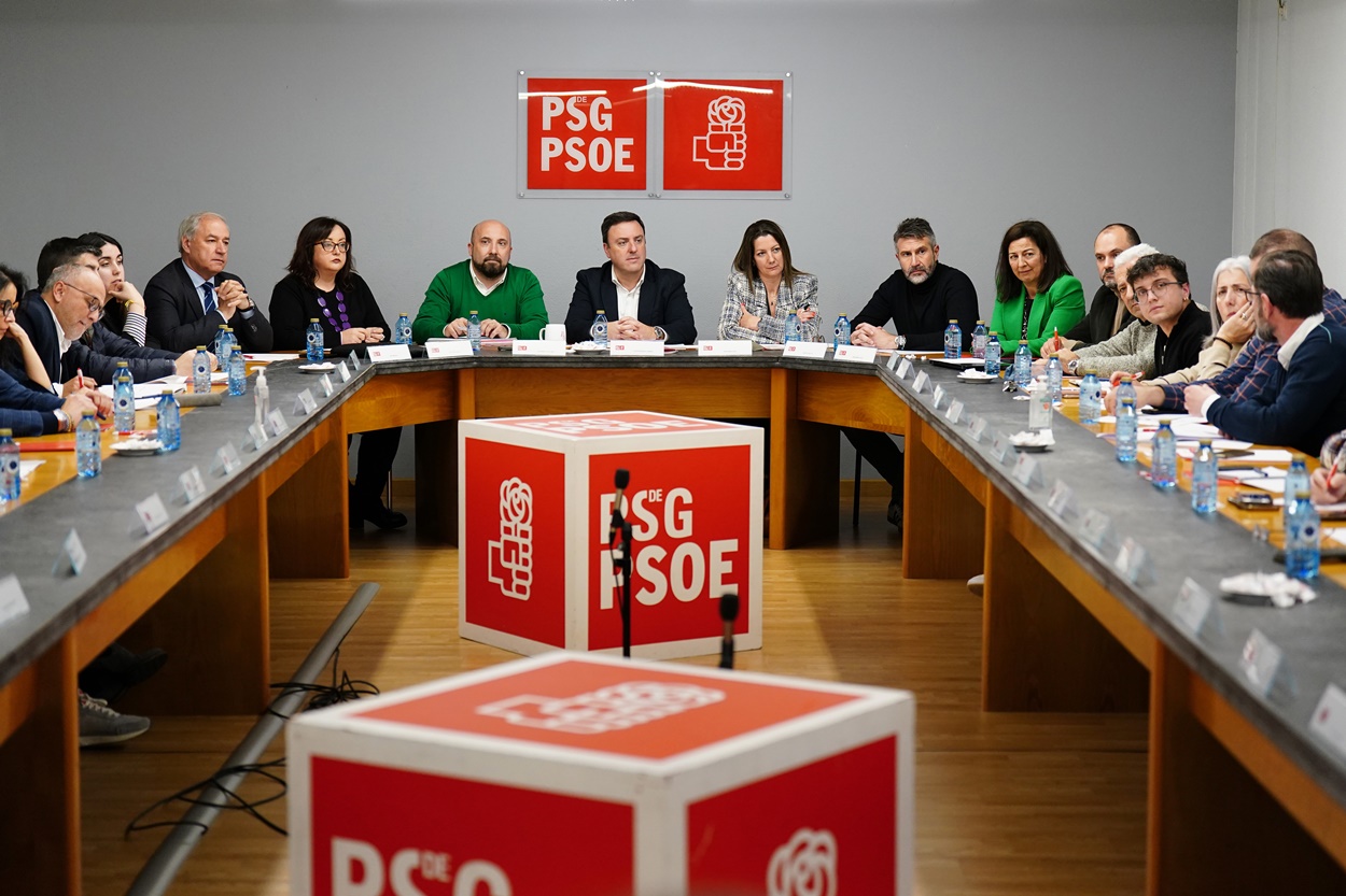 Formoso presidió la comisión ejecutiva del PSdeG de hace una semana en Santiago de Compostela (Foto: Europa Press).
