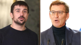 Ramón Espinar reacciona a las críticas de Feijóo a Sánchez