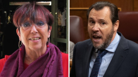 Maruja Torres y Óscar Puente.