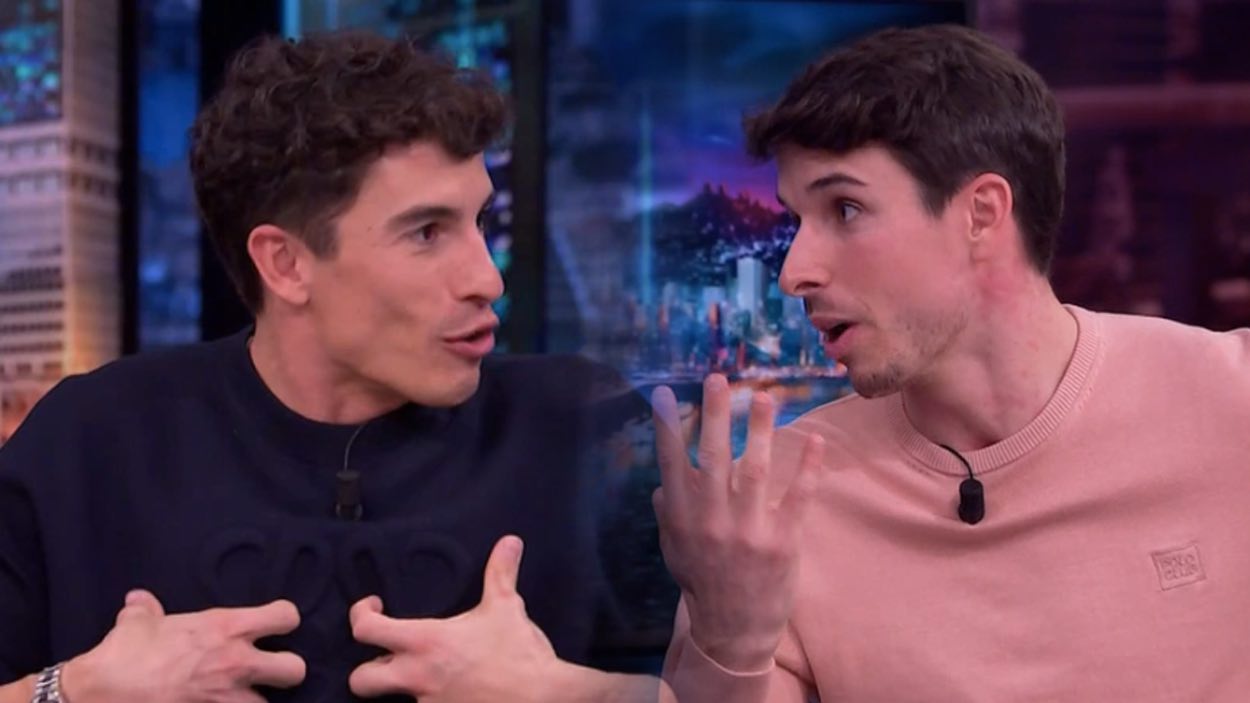 Marc Márquez y Álex Márquez, en 'El Hormiguero'. Atresmedia Televisión