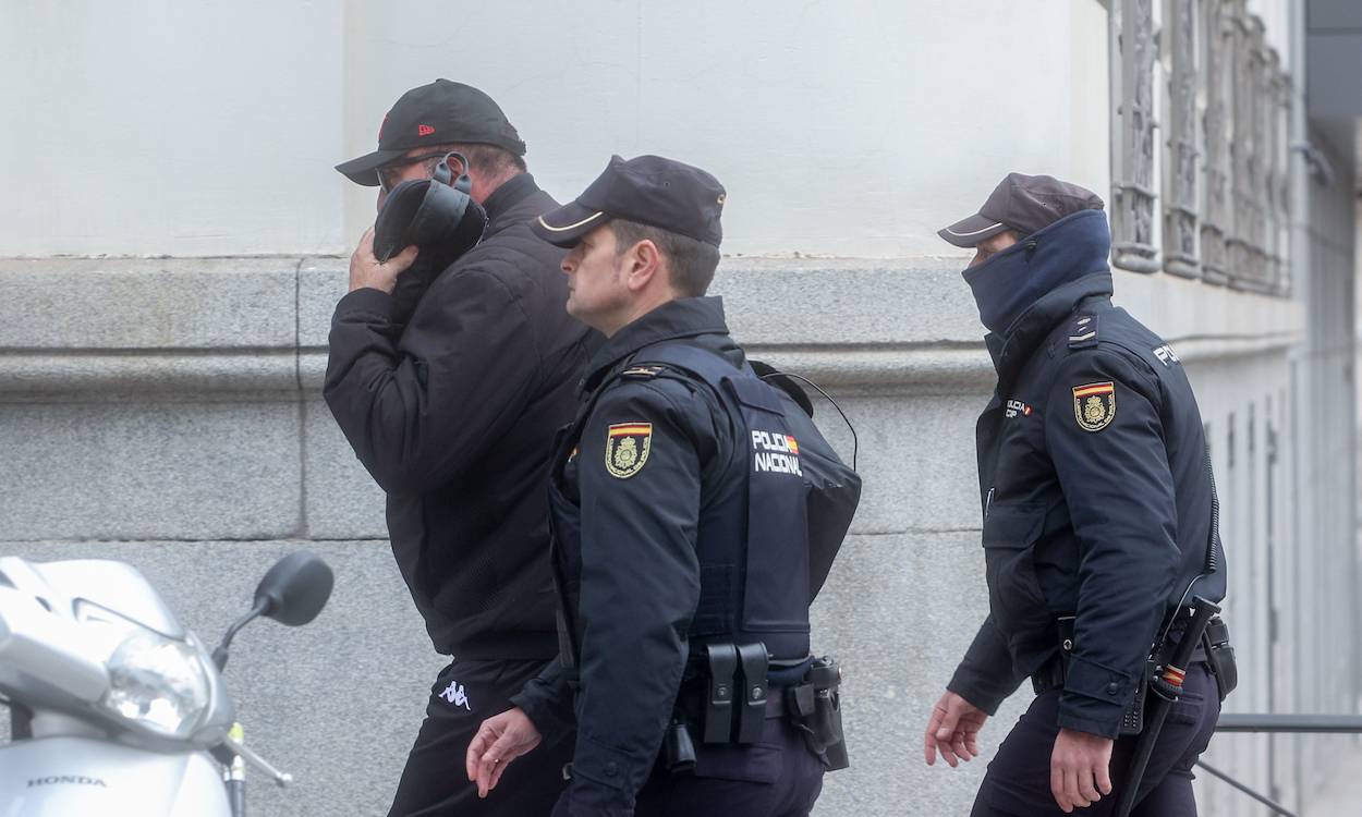 Koldo García, a su salida de la Audiencia Nacional, a 22 de febrero de 2024, en Madrid (España). EP