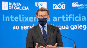El presidente del PP, Alberto Núñez Feijóo