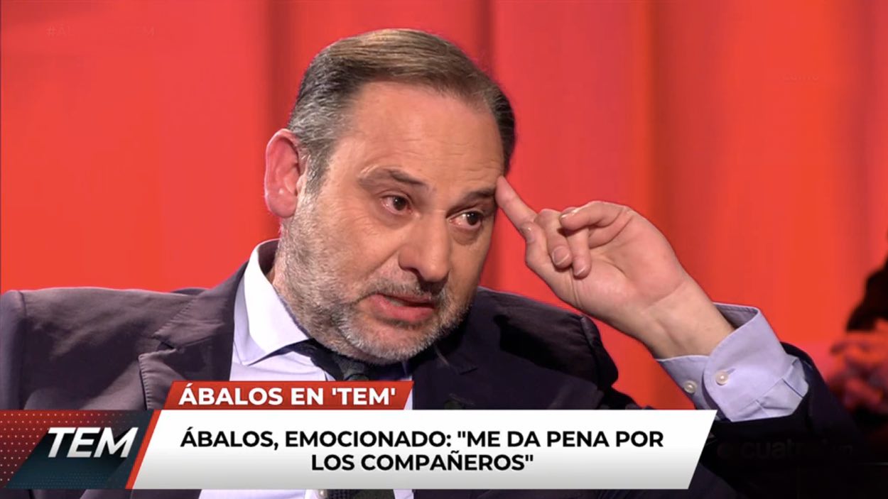 José Luis Ábalos se quiebra en 'Todo es Mentira'. Mediaset España