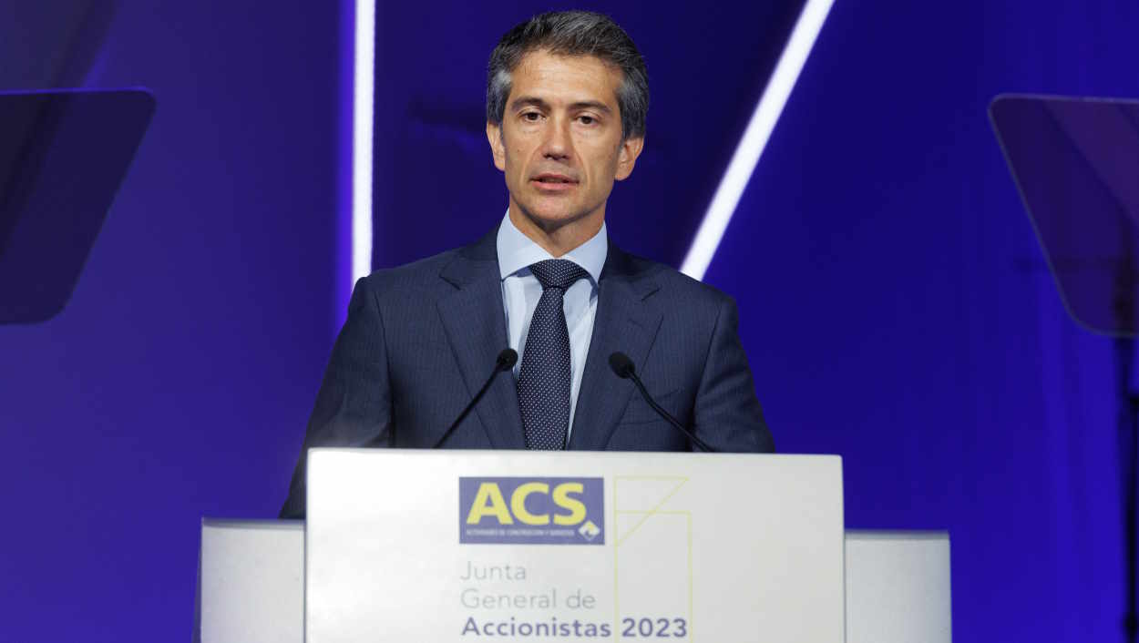 El consejero delegado de ACS, Juan Santamaría. EP