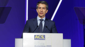 El consejero delegado de ACS, Juan Santamaría. EP