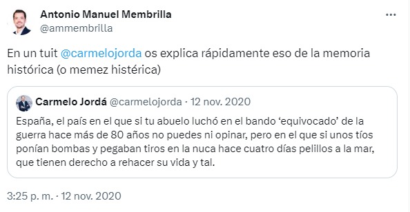 Captura de twitter Captura de twitter