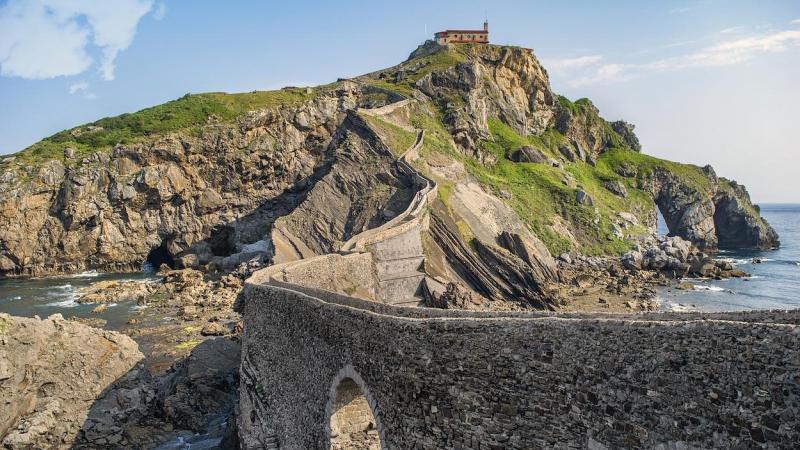 San Juan de Gaztelugatxe ha acogido el rodaje de Juego de Tronos