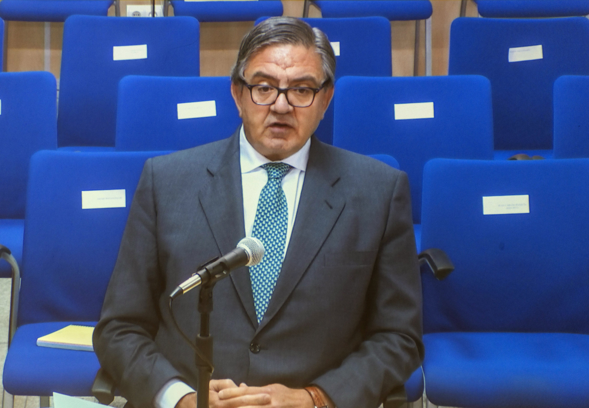 El exsecretario de las infantas, Carlos García Revenga declarando en el 'caso Nóos'