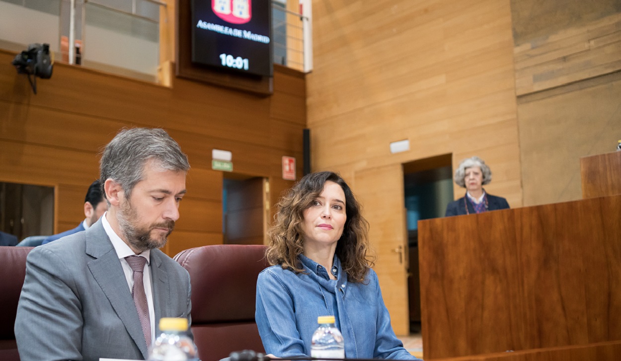 La presidenta de la Comunidad de Madrid, Isabel Díaz Ayuso