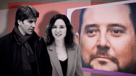 Montaje de Isabel Díaz Ayuso, Daniel Alcázar y Tomás Díaz Ayuso. Elaboración propia.