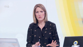 Silvia Intxaurrondo, presentadora de 'La hora de La 1'. TVE