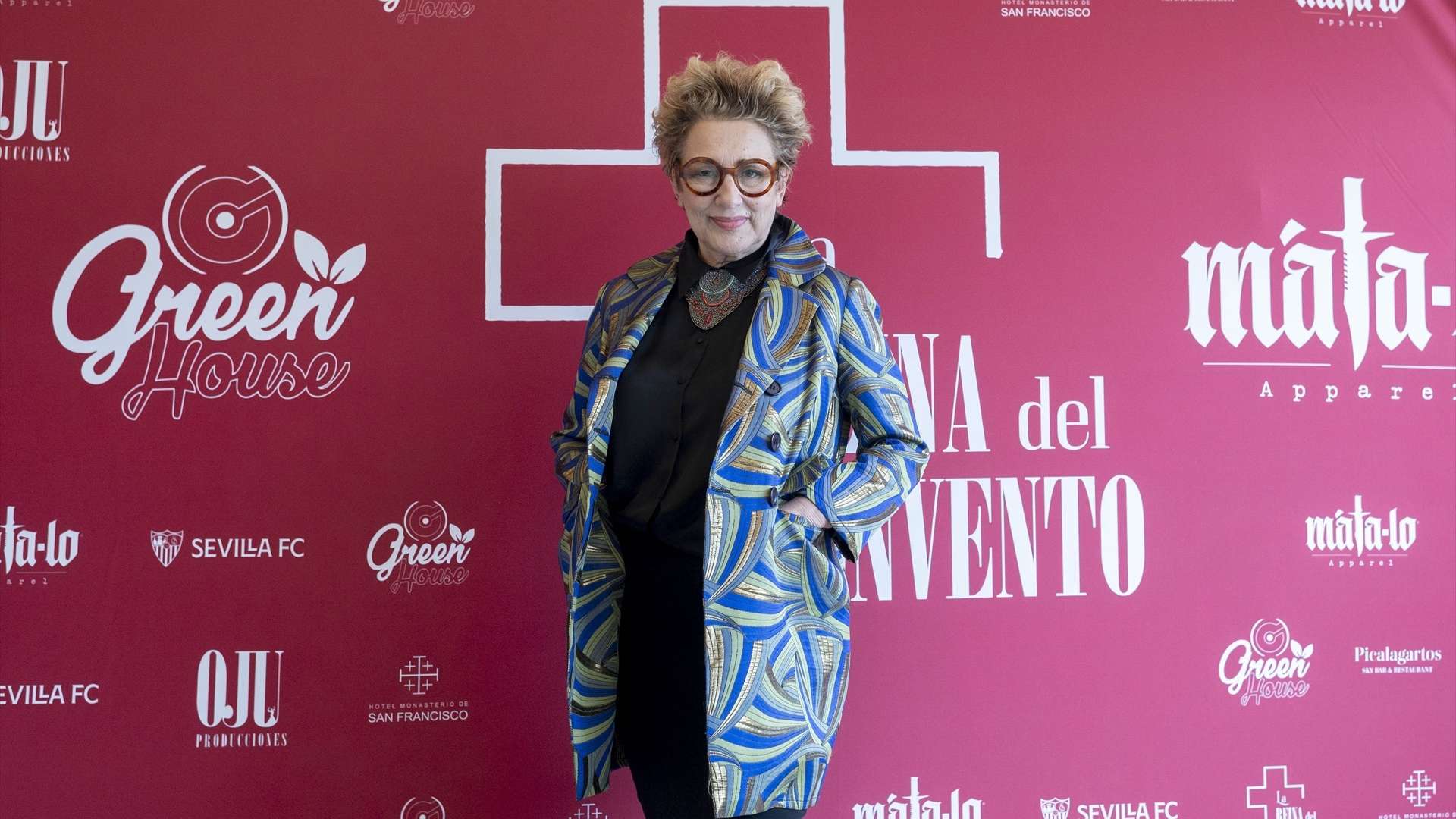 La actriz Isabel Ordaz posa en el photocall previo a la rueda de prensa sobre el rodaje de la película ‘La Reina del Convento’, a 16 de noviembre de 2022, en Madrid (España). EP.