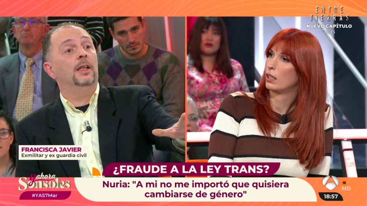 Brutal enfrentamiento en 'Y ahora, Sonsoles' por los 'aprovechados' de la Ley Trans. Atresmedia Televisión