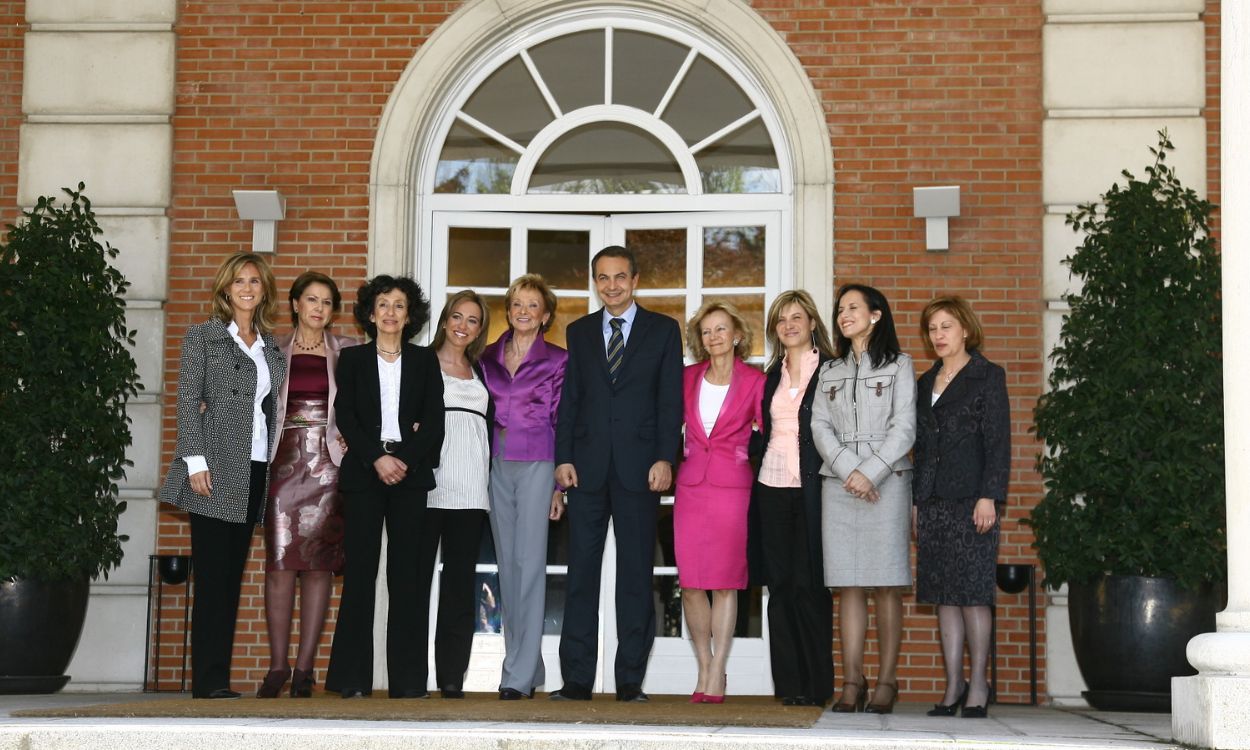 Consejo de Ministros de José Luis Rodríguez Zapatero tras la remodelación del Gobierno. EP.