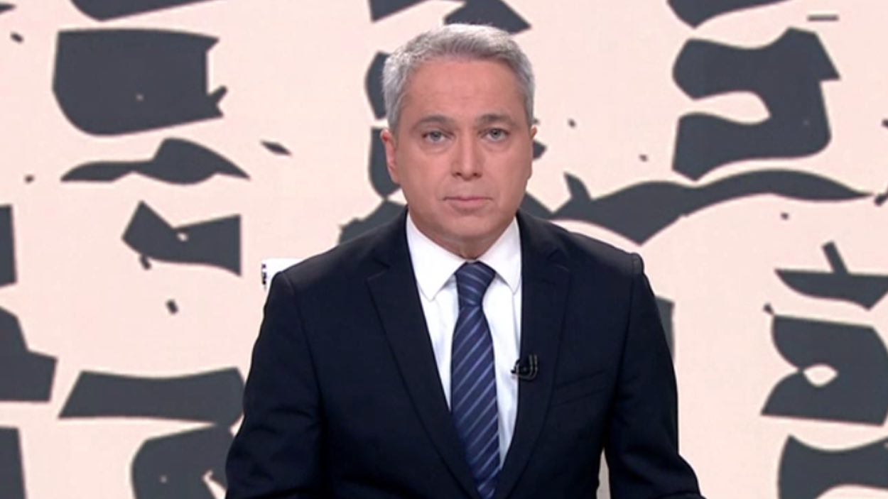 Vicente Vallés, presentador de 'Antena 3 Noticias'. Atresmedia Televisión