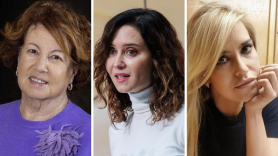 Rosa Villacastín, Isabel Díaz Ayuso y Afra Blanco.
