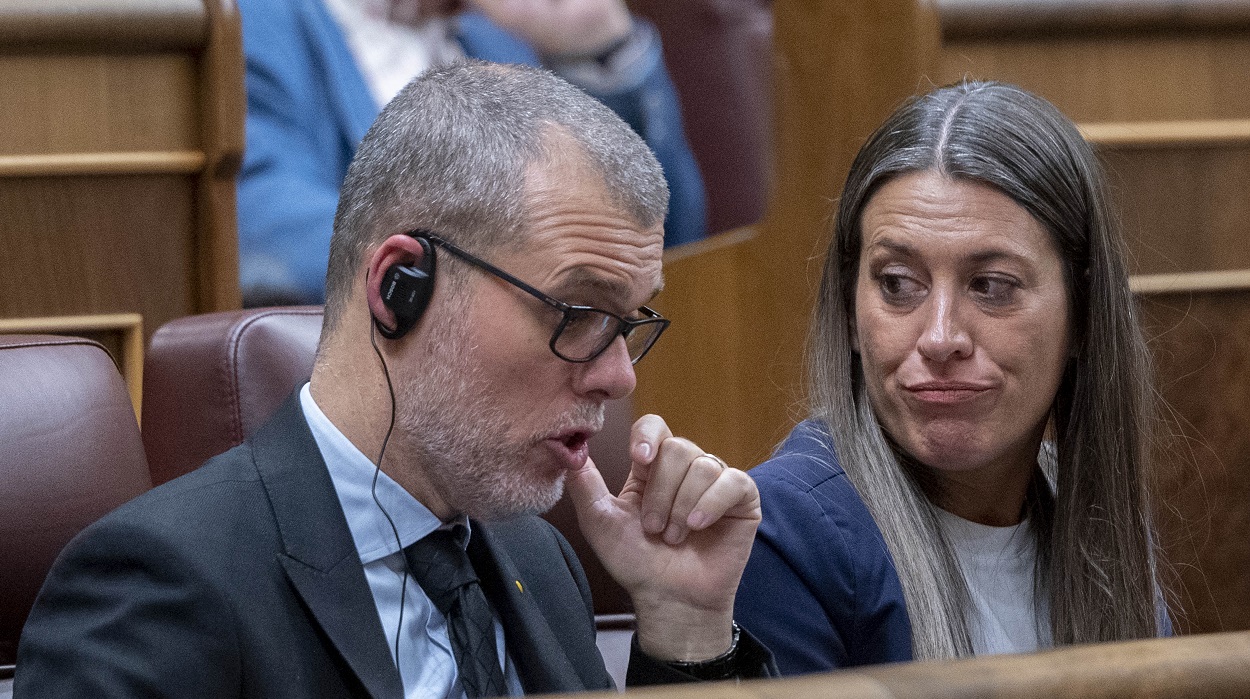 Miriam Nogueras en el Congreso de los Diputados. EP