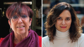 Maruja Torres e Isabel Díaz Ayuso.