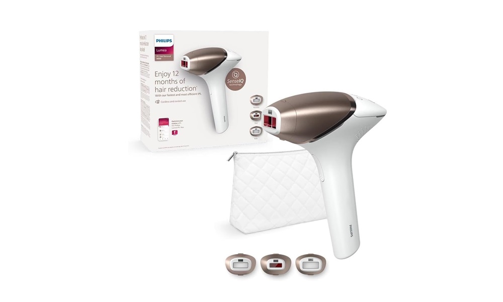 4 Philips Lumea Serie 9000 con tecnología SenseIQ