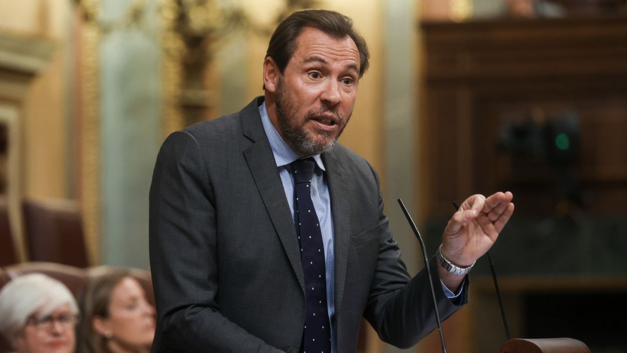 Óscar Puente en el Congreso de los Diputados. EP